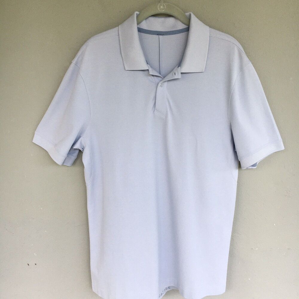lululemon athletica Light Blue Polo Shirt